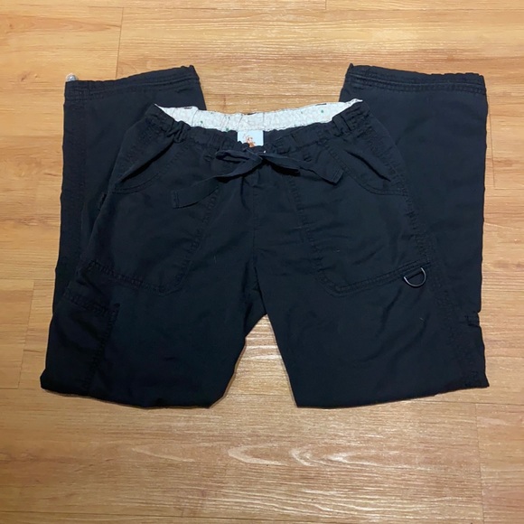 Women’s black Koi scrub pants